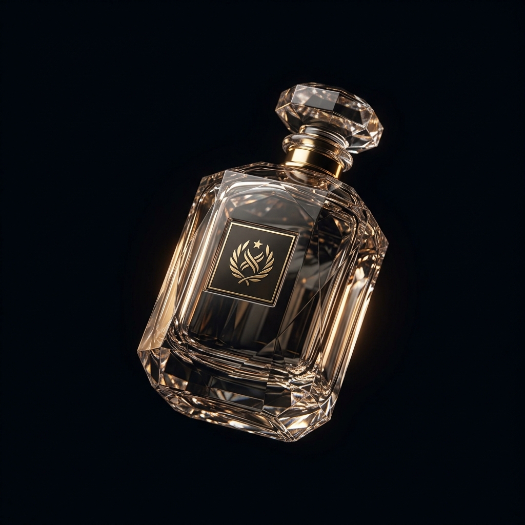 Exquisite Glass Perfume Bottle